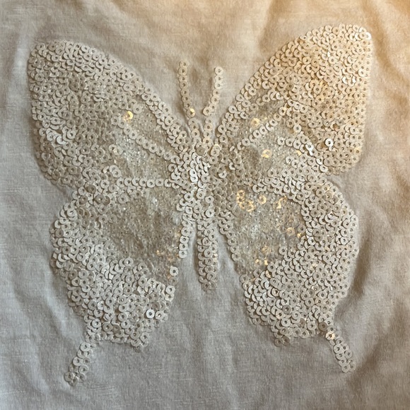 White Butterfly Tee - Picture 3 of 8